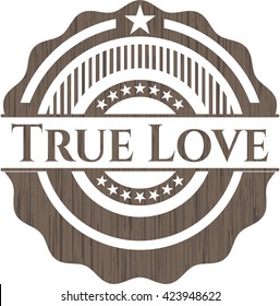 True Love realistic wood emblem
