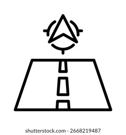 Elemento de ícone do norte verdadeiro para design