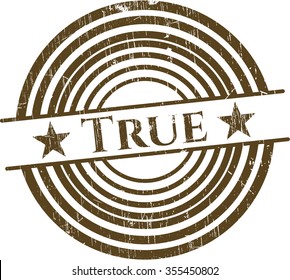 True rubber grunge seal