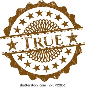 True rubber stamp