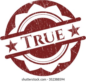 True rubber stamp