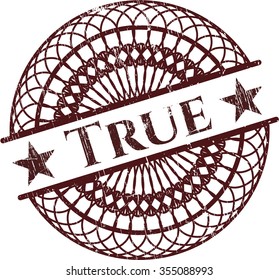 True rubber stamp