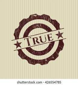 True rubber stamp
