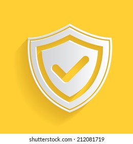 True safety badge symbol,clean vector