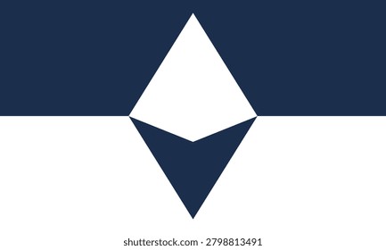 True South vector flag (2018). Flag of Antarctica