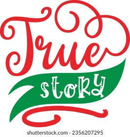 True story - Christmas design