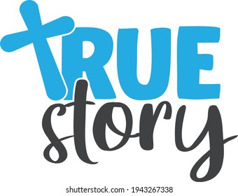 True story with cross | Easter quote