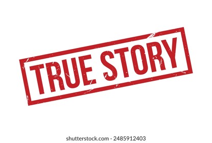 True Story Stamp. True Story Rubber grunge Stamp Seal