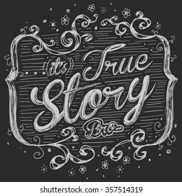 true story tee graphic