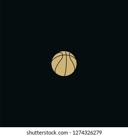 True vector basket ball logo design.