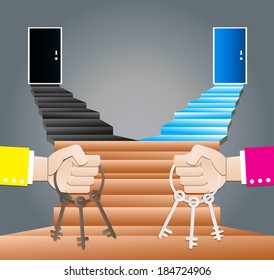The true way with 6 key