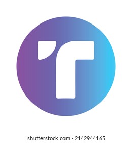 TrueUSD Cryptocurrency token icon. TUSD token symbol. Cryptocurrency vector icon. Flat Vector illustration - Vector