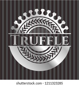 Truffle silver emblem or badge