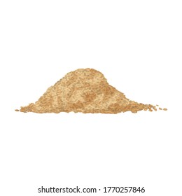 Icono de vector Truffle.Icono de vector de dibujos animados aislado en trufa de fondo blanco.