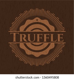 Truffle vintage wood emblem