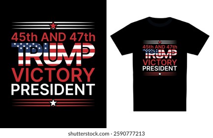 Trump victory president t-shirt design