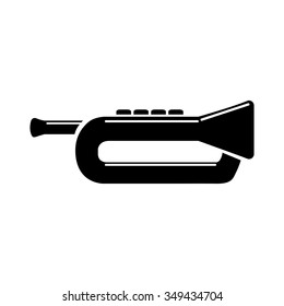 trumpet button icon