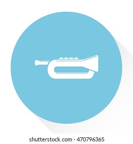 trumpet button icon