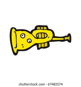 trumpet cartoon