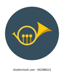 
Trumpet Colored Vector Icon

