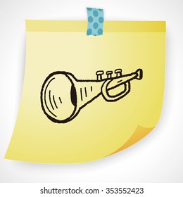 trumpet doodle
