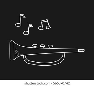 trumpet doodle