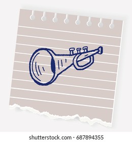 trumpet doodle