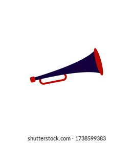 Trumpet graphic design template vector isolated illustration