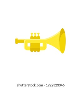 Trumpet Icon Of Color Style Design Vector Template