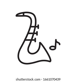 trumpet icon design, flat style icon collection