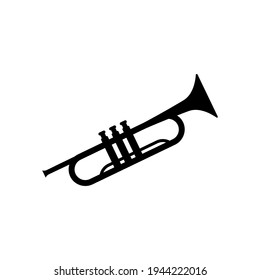 Trumpet icon design template vector illustration