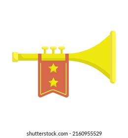 Trumpet icon design template vector illustration
