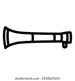 Trumpet icon Trumpet flat icon. Musical instrument. Vector illustration of a trumpet.