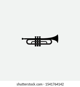 Trumpet icon graphic element Illustration template design