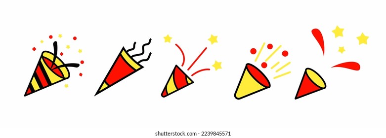 Trumpet icon illustration. Trumpet icon collection. Stock vector.