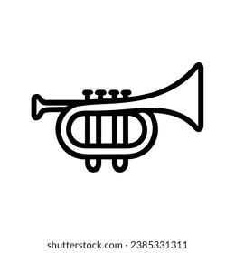 trumpet icon illustration vector isolated