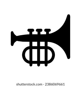trumpet icon illustration vector isolated