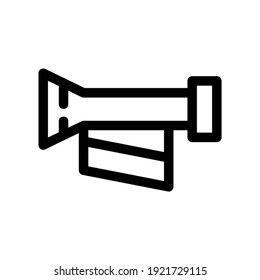 trumpet icon or logo isolated sign symbol vector illustration - high quality black style vector icons
