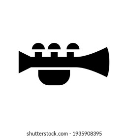 trumpet icon or logo isolated sign symbol vector illustration - high quality black style vector icons

