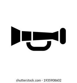 trumpet icon or logo isolated sign symbol vector illustration - high quality black style vector icons
