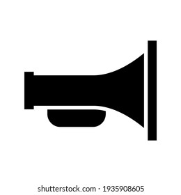 trumpet icon or logo isolated sign symbol vector illustration - high quality black style vector icons
