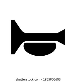 trumpet icon or logo isolated sign symbol vector illustration - high quality black style vector icons
