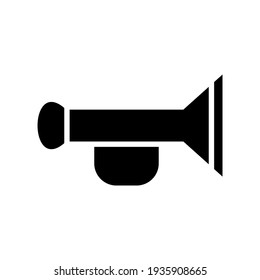 trumpet icon or logo isolated sign symbol vector illustration - high quality black style vector icons
