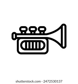 Trumpet Icon for Music and Instrument Enthusiasts