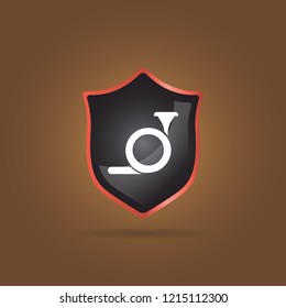 Trumpet icon. music sign
