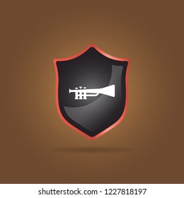 trumpet icon. music sign