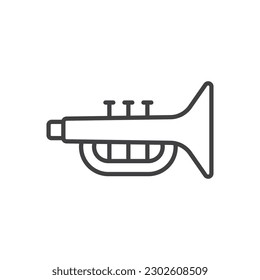 Trumpet Icon - Musical Instrument Icon