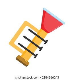 Trumpet icon. Subtable to place on Music, Instrument, etc.
