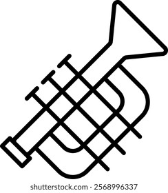 Trumpet Icon Symbol Art Sign