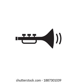 trumpet icon symbol sign vector